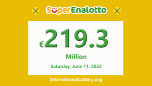 超级大乐透奖金飙升至2亿1930万欧元，目前尚未出现中奖者。